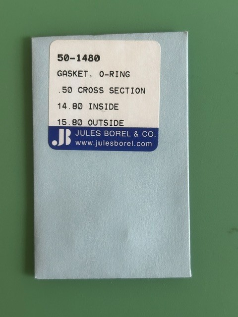 Borel – O-Ring Caseback Gaskets – 50 Series -.5mm Cross Section -14.8-25.5mm ID