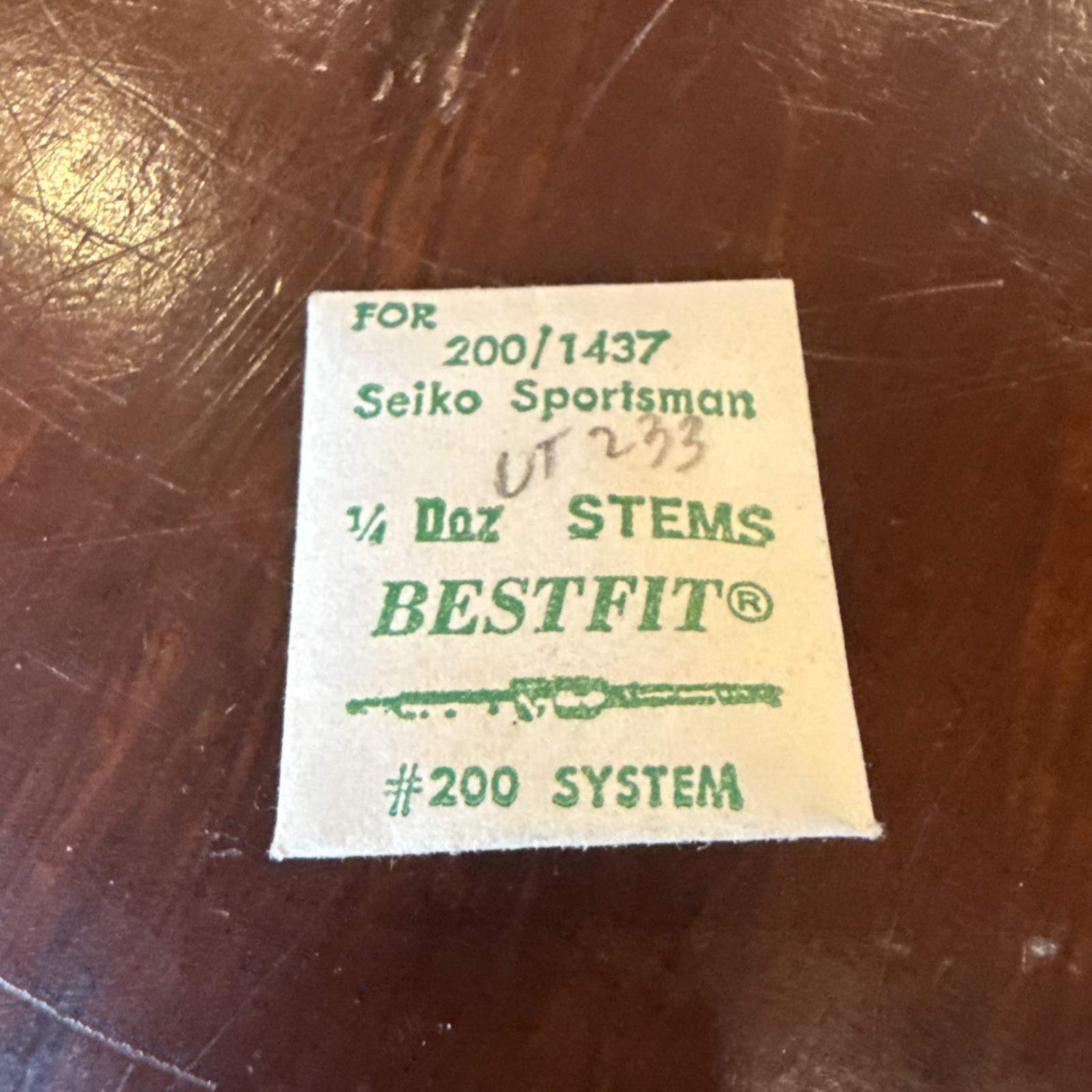 Seiko Sportsman 200/1437 Stems NOS Watch Part