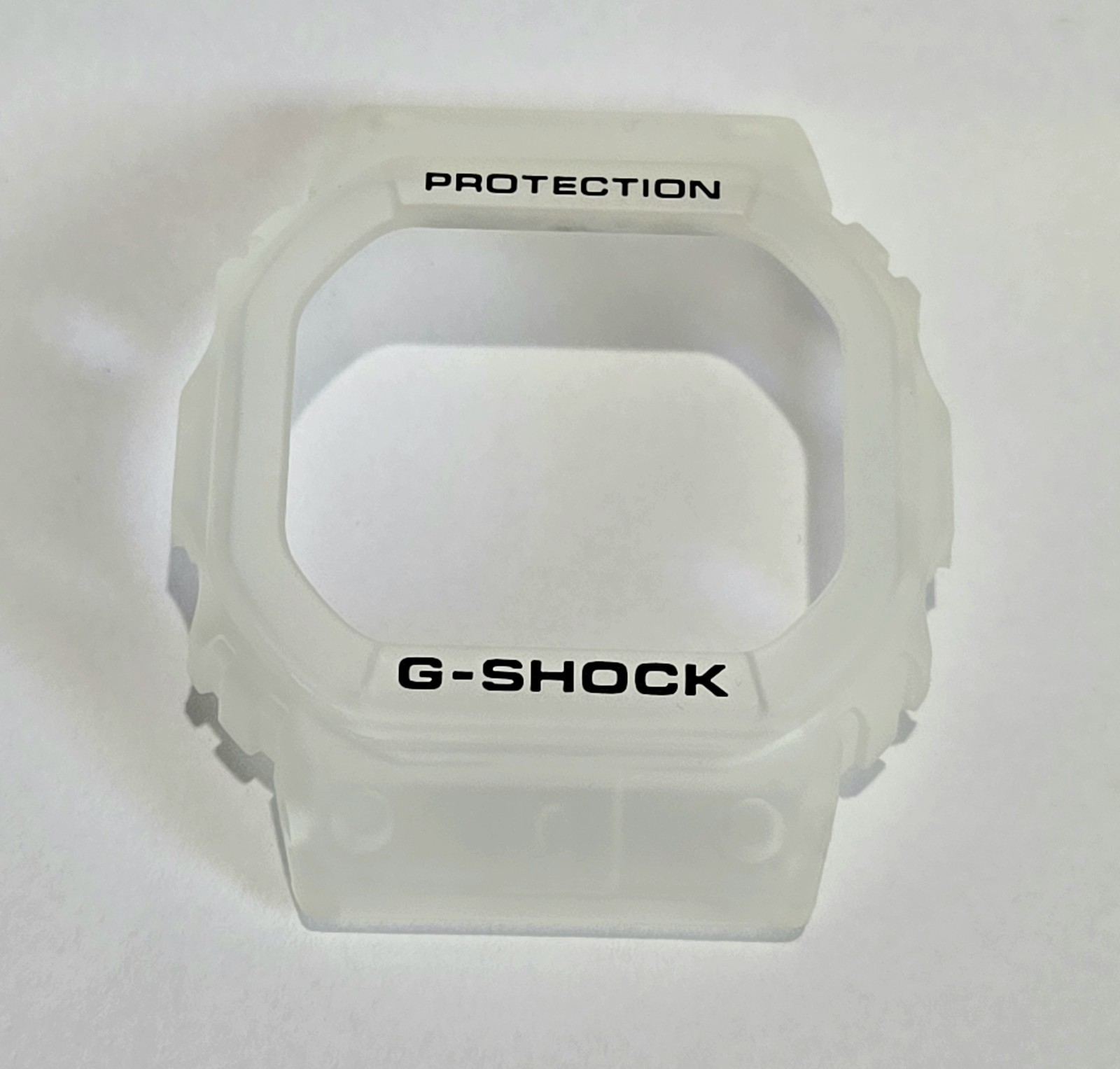 Genuine Casio Replacement BEZEL for G SHOCK DW5600LS-7 DW5600 CLEAR WHITE **