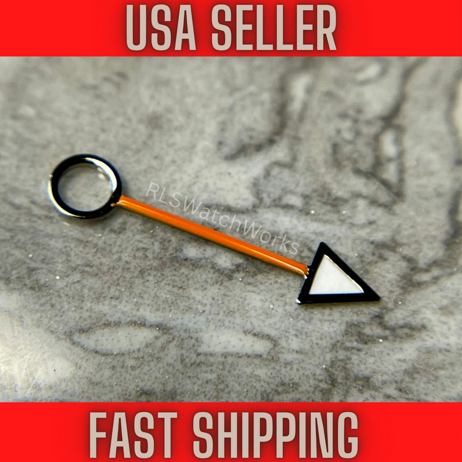 GMT Hand for Sub Mod Fits Seiko NH34, 4R34, Seiko SSK, Green luminous -US SELLER