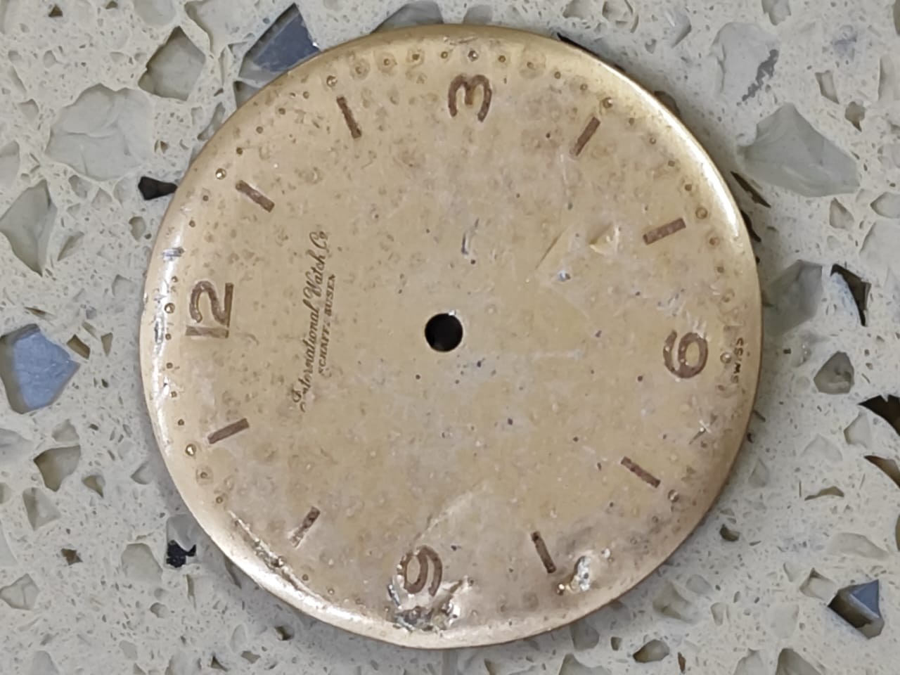 Vintage IWC Schaffhausen Cal C 89 Part Dial gold 30.5mm Z