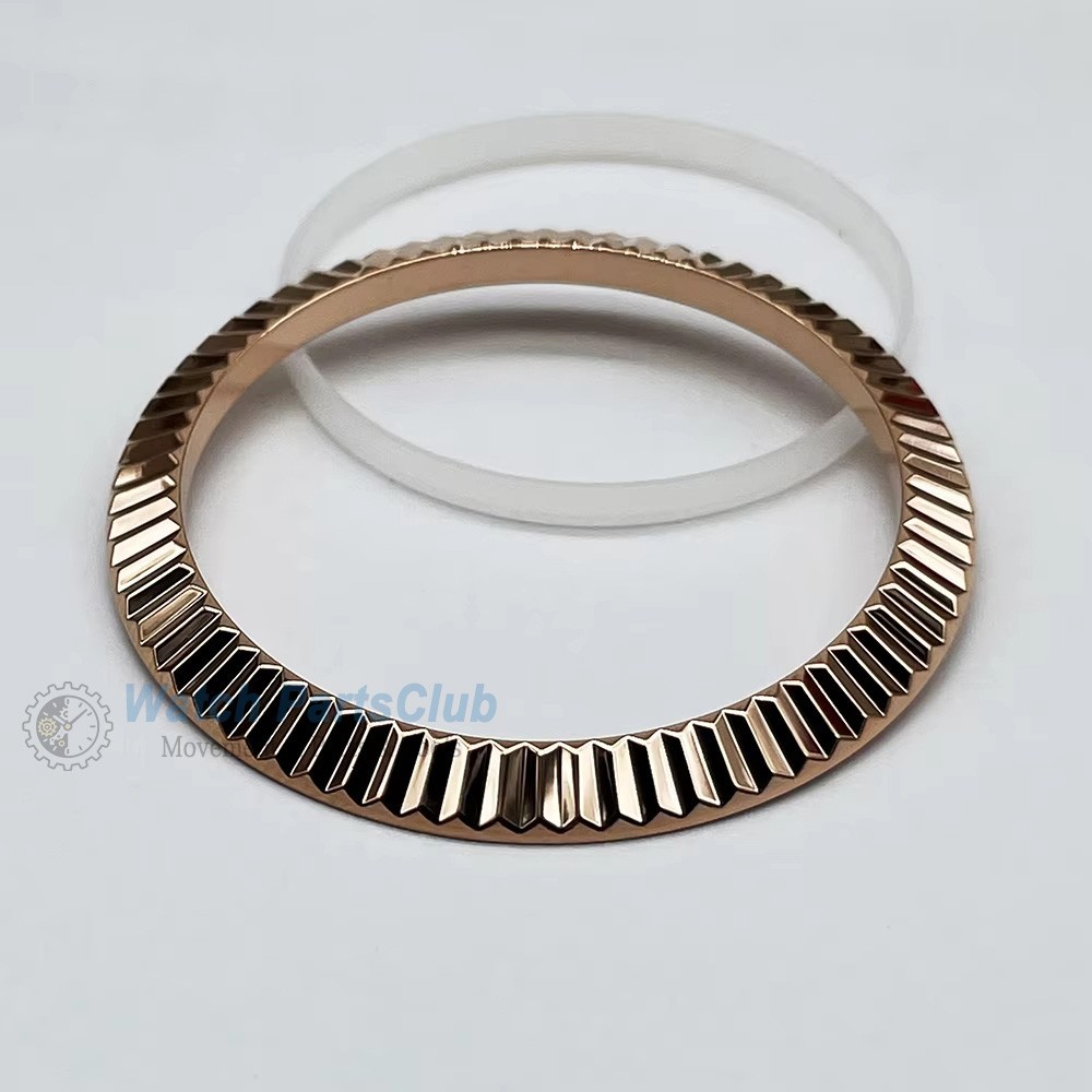 41mm Fluted Steel Bezel For DJ 126300 126333 126334 Watch Mod Parts