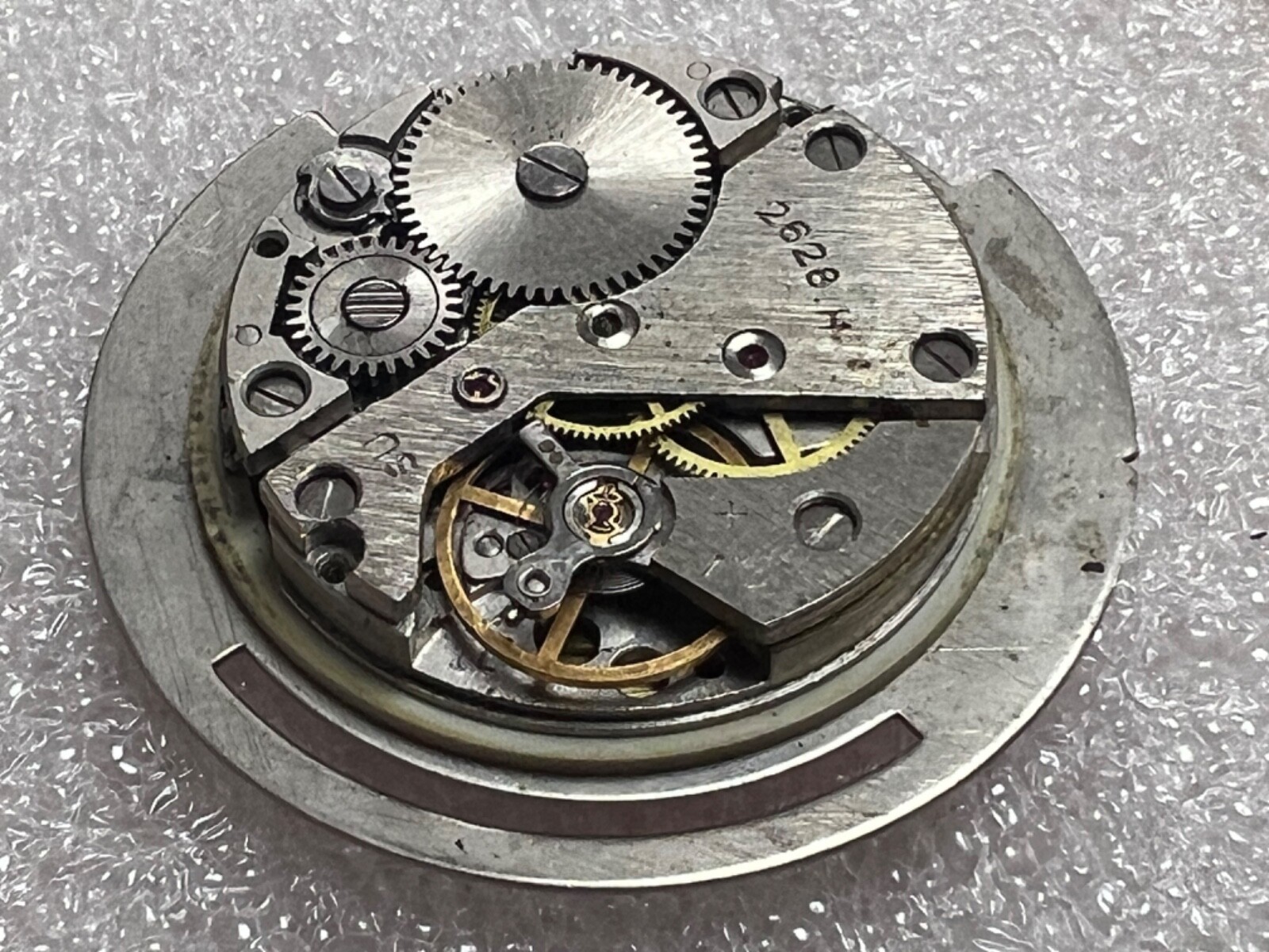 Watch movement USSR Raketa Cal.2628.H. plus Dial. For parts .