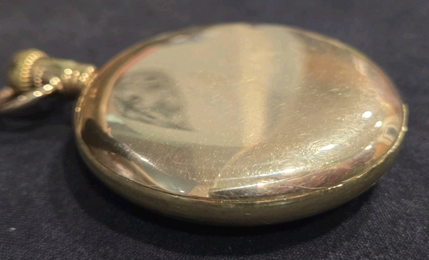 1917 Illinois A. Lincoln 16S 21 Jewels Railroad Pocket Watch Movement Runs