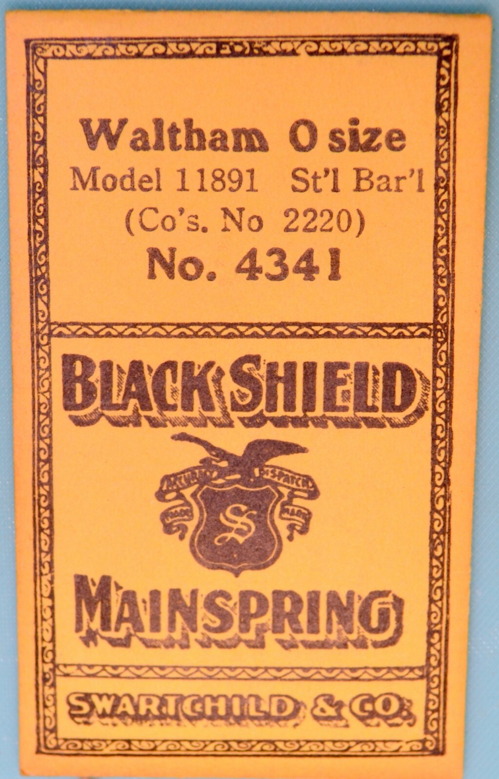 Waltham Wrist Watch Mainsprings
