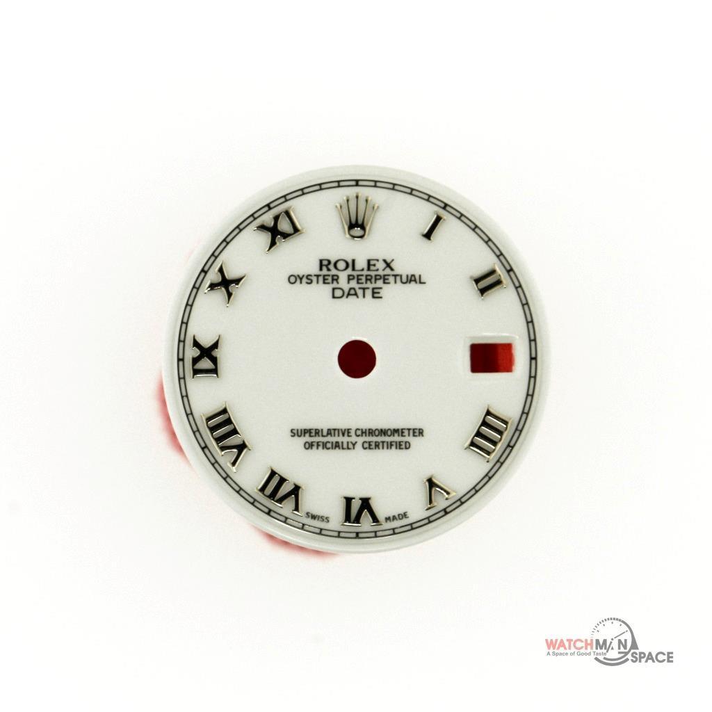 Original Lady Rolex Date 26mm 79160, 69160 White Roman Dial S/S #D86