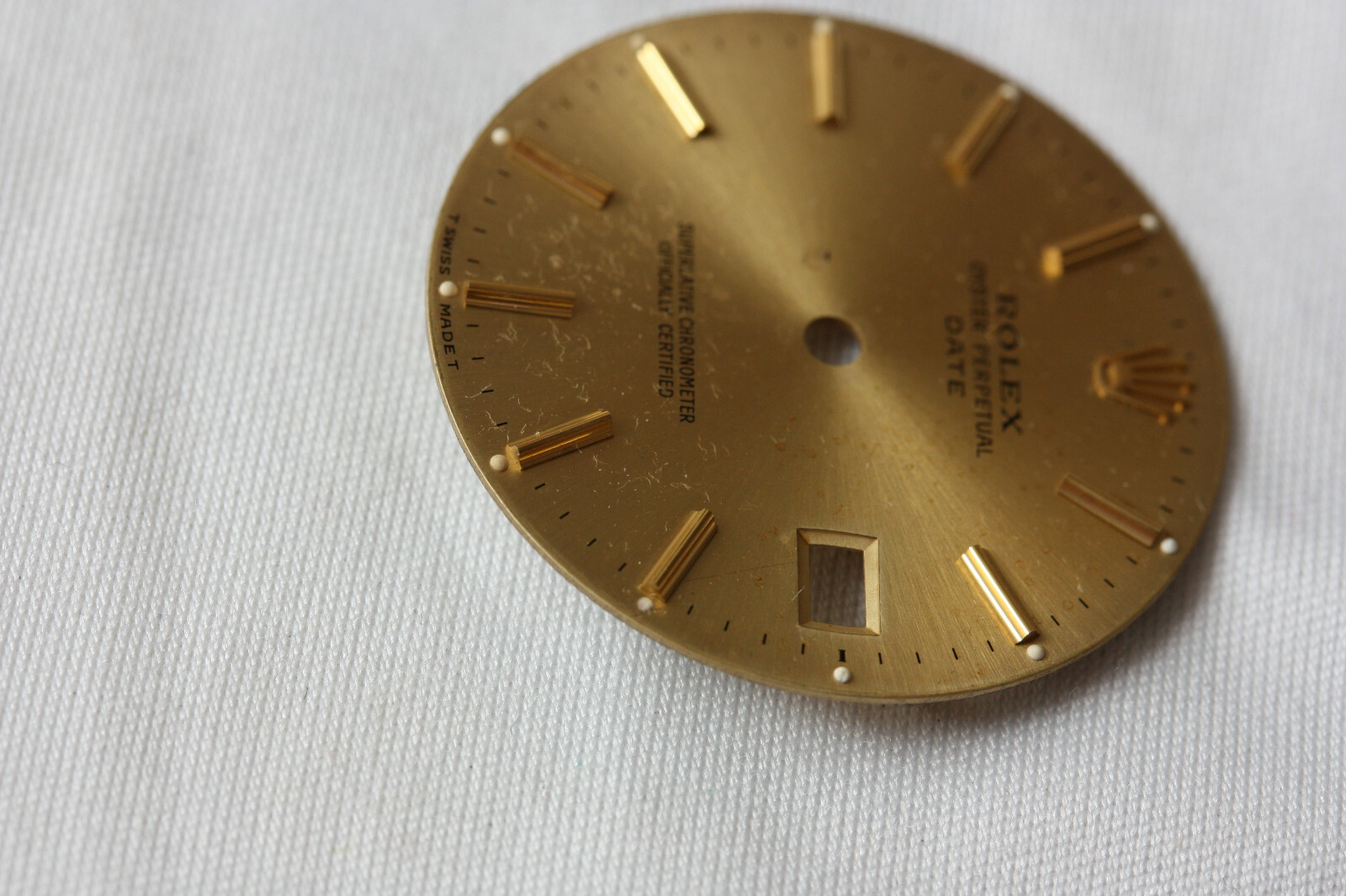 Rolex Factory Original Gold Stick Champagne dial Ref: 15223,15000 & others