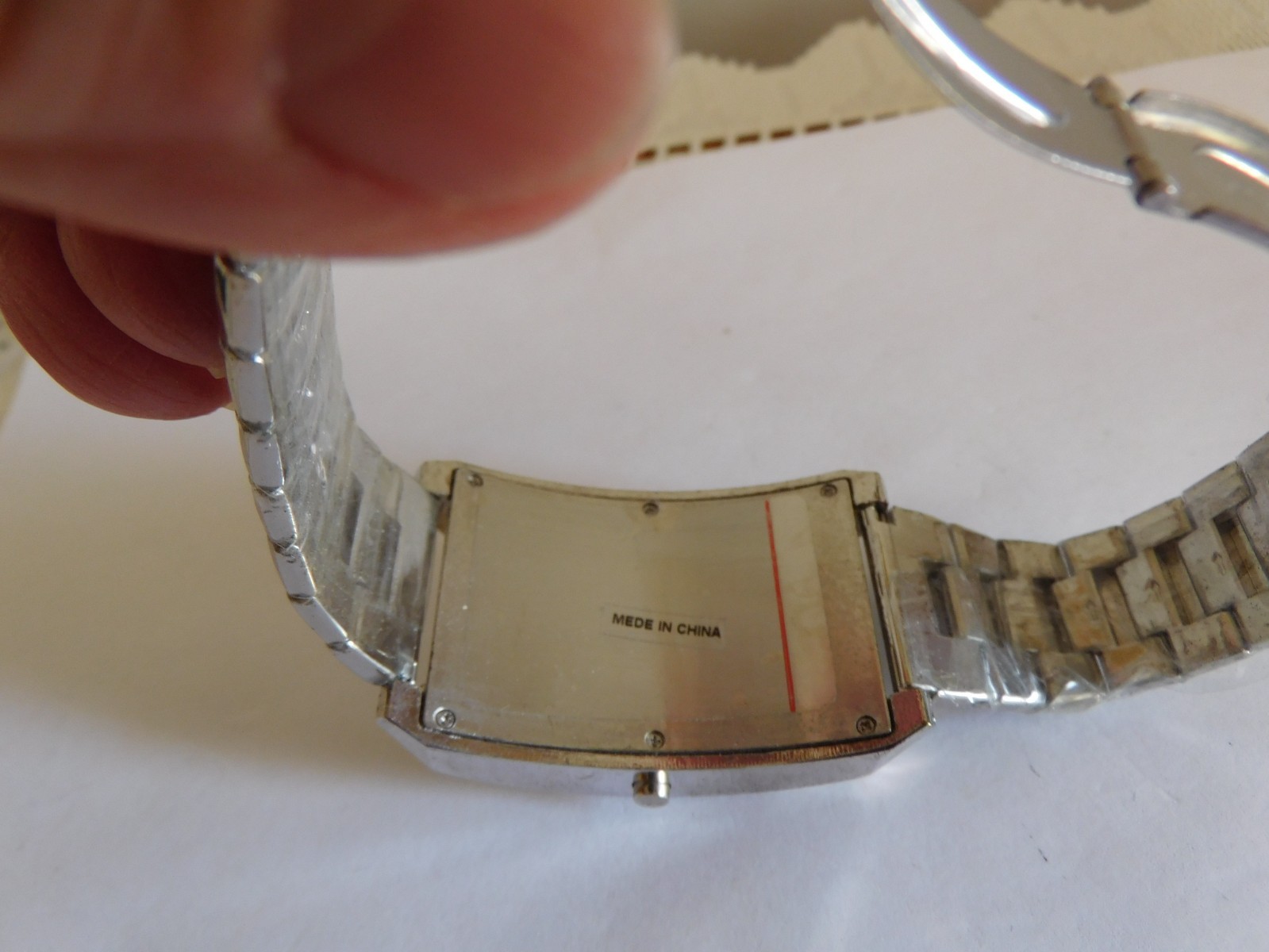 GENTS WATCH NO LED QUARTZ NEW OLD STOCK. Sku ED 855. RUNNING NEEDS BATTERY