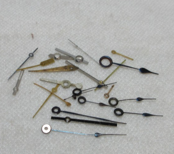 LOT OF 23 WATCH HANDS WATCHMAKER PARTS ASSORTED LOT POCKET / WRIST WATCH