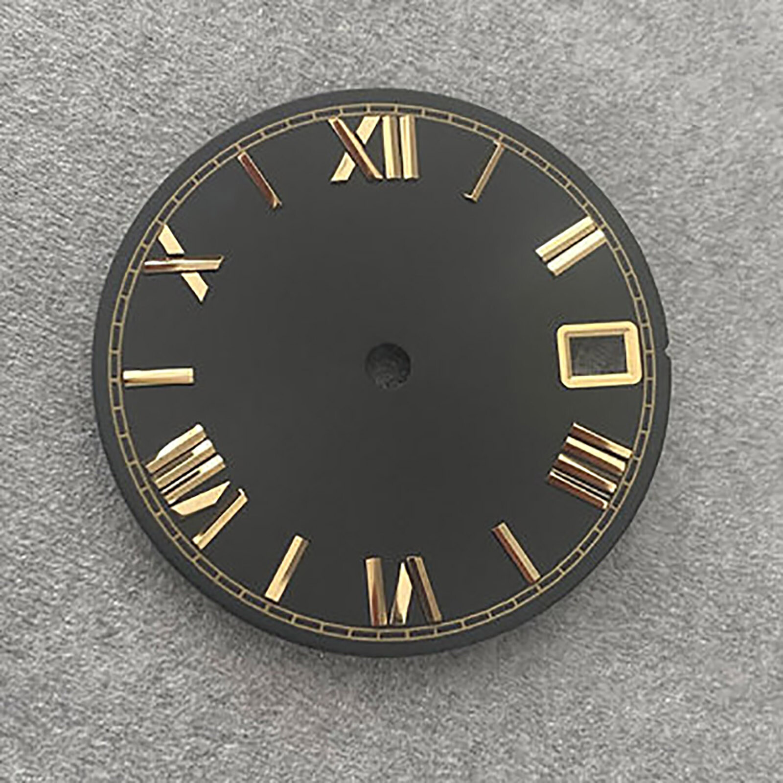 For NH35/36/4R/7S Movement Sun Grain Roman Scale Real Nail Dial 28.5MM