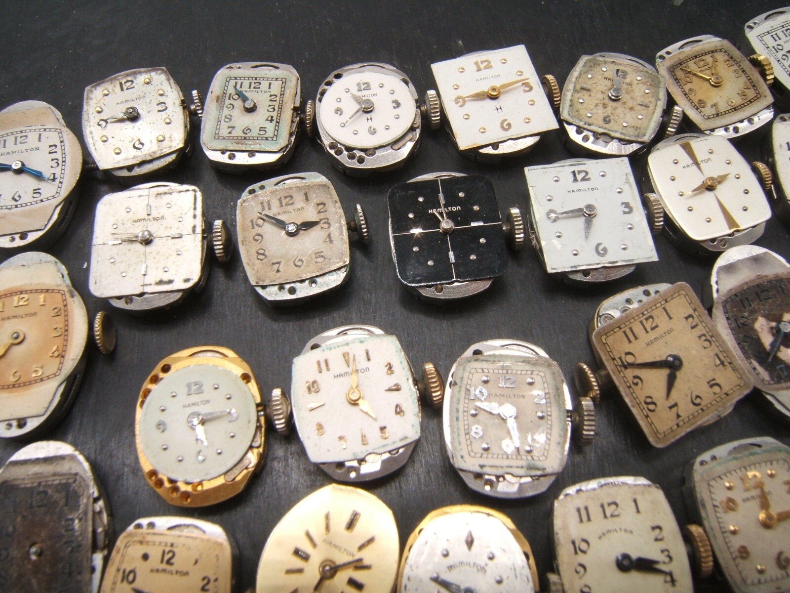 36 VTG LONGINES WOMEN’S WRIST WATCH MOVEMENTS WIND UP AS IS PARTS REPAIR