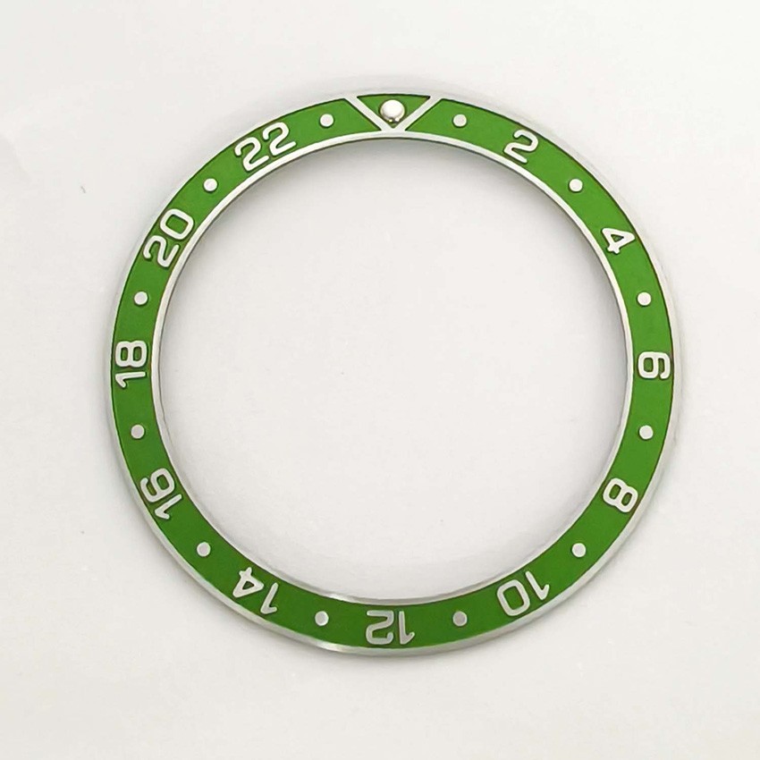 38mm Stainless Steel Watch Bezel Insert Ring For 40mm SUB Watch Case Accessories
