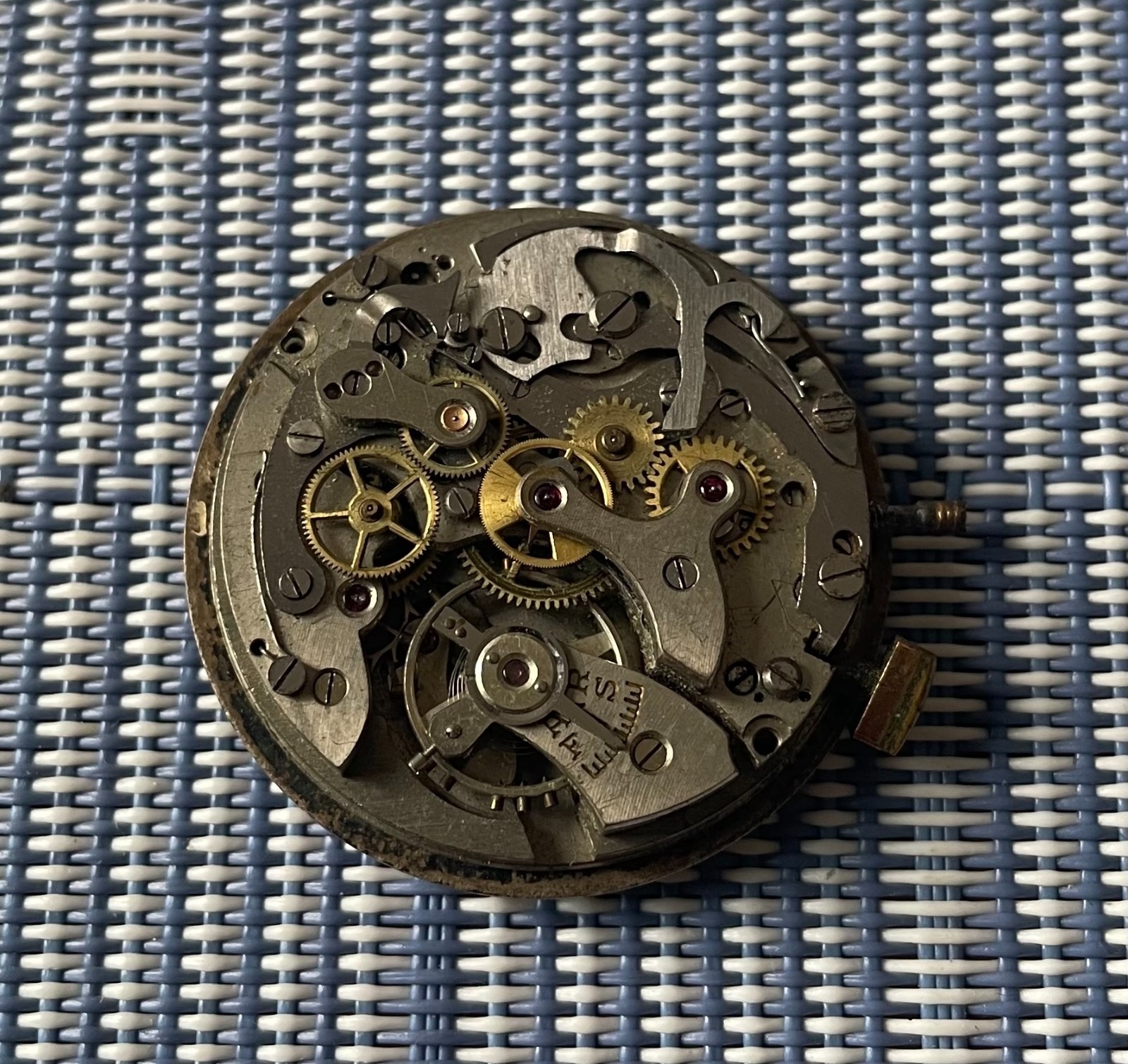 Vintage Chronographe Suisse Swiss Watch 17 Jewels movement Landeron 48