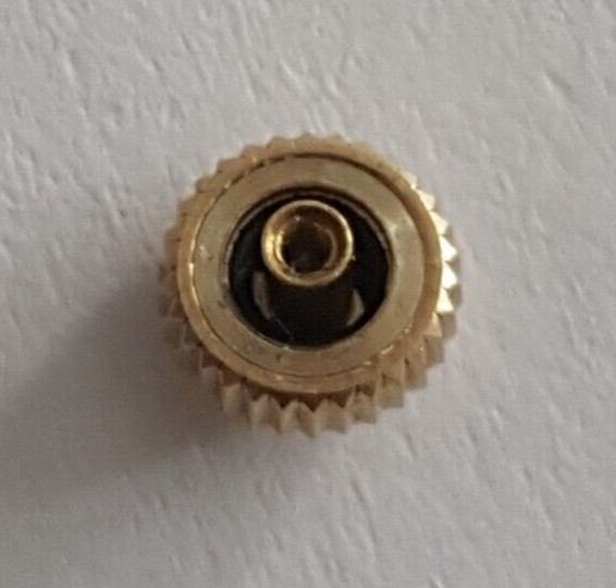 Benrus Water Resistant Gold Plated Crown
