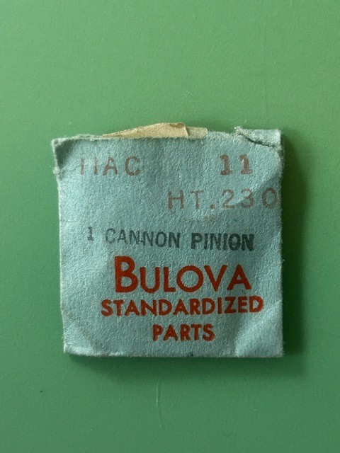 Bulova – Cal. 11 Series – Assorted Models & Parts – NOS – Original Sealed Pack