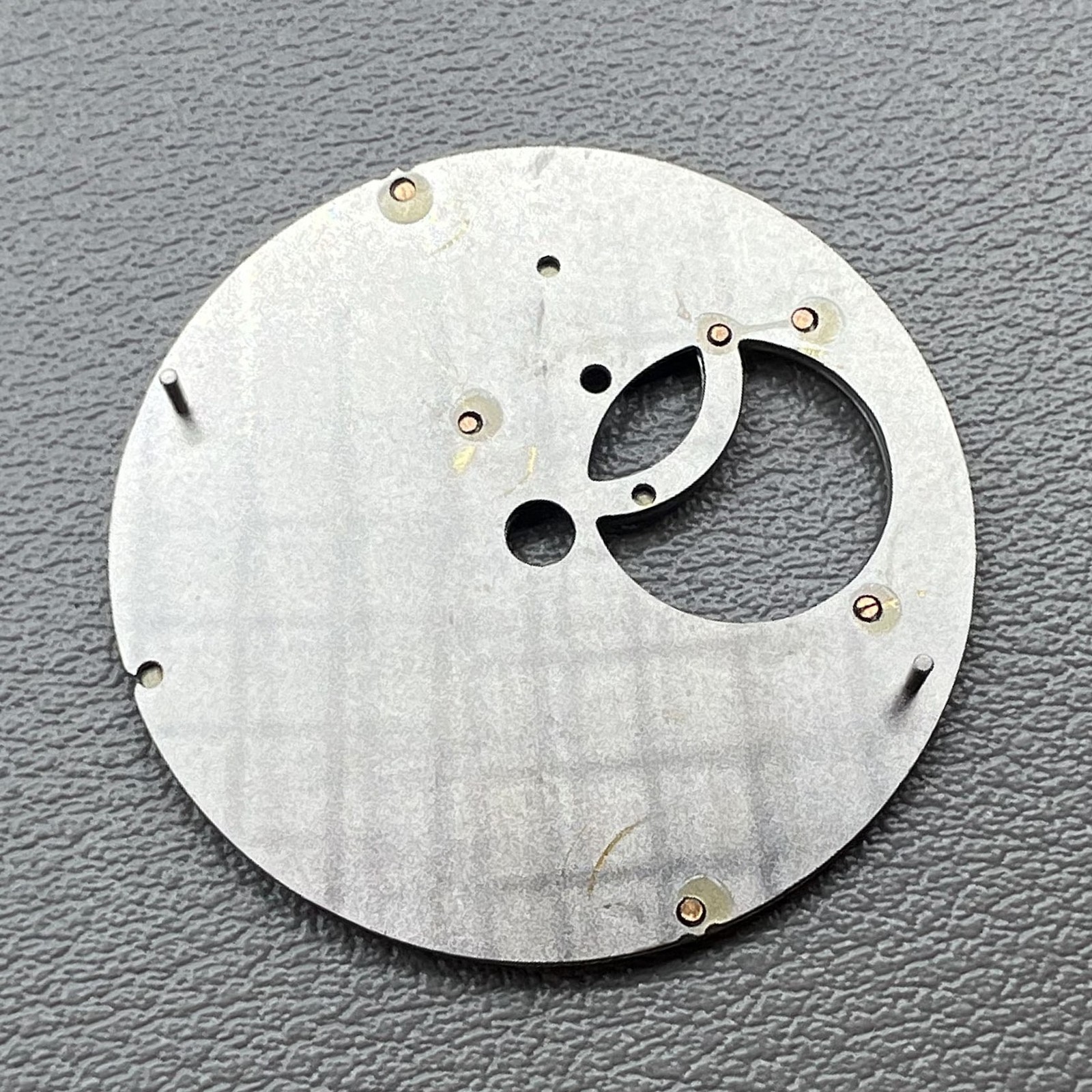 28.5mm Silver Font Modified Hollow Diving No Lume Watch Dial for NH39 Movement