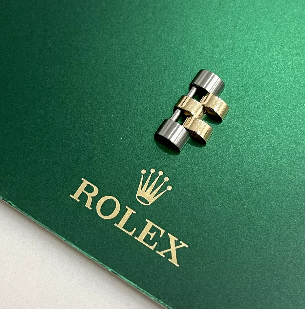 Authentic ROLEX Datejust jubilee Link 18K Y Gold /SS For 36mm 16013 16233 16203