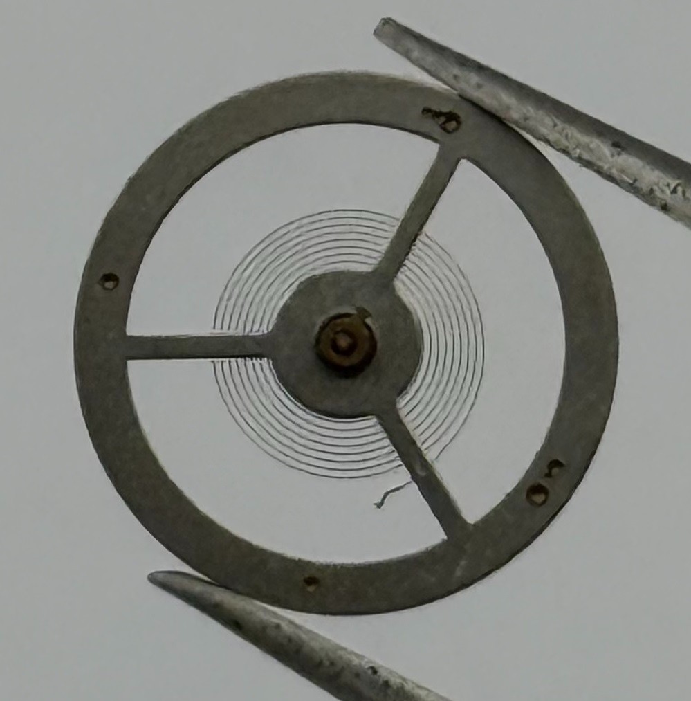 EB 8800 Balance Wheel Complete And Spring 12’’’ Renata 1309 Watch Movement Parts