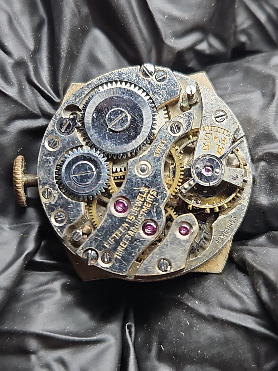 Art Deco Schild 15j Watch Movement Parts/Repair (R4)