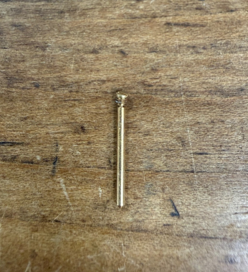 Genuine Used 18k Yellow Gold Link Screw For Cartier Santos Galbee GM VA280158