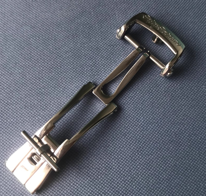 20mm HQ316L S/Steel Silver Deployment Buckle Clasp Fit Blancpain Fifty Fanthoms