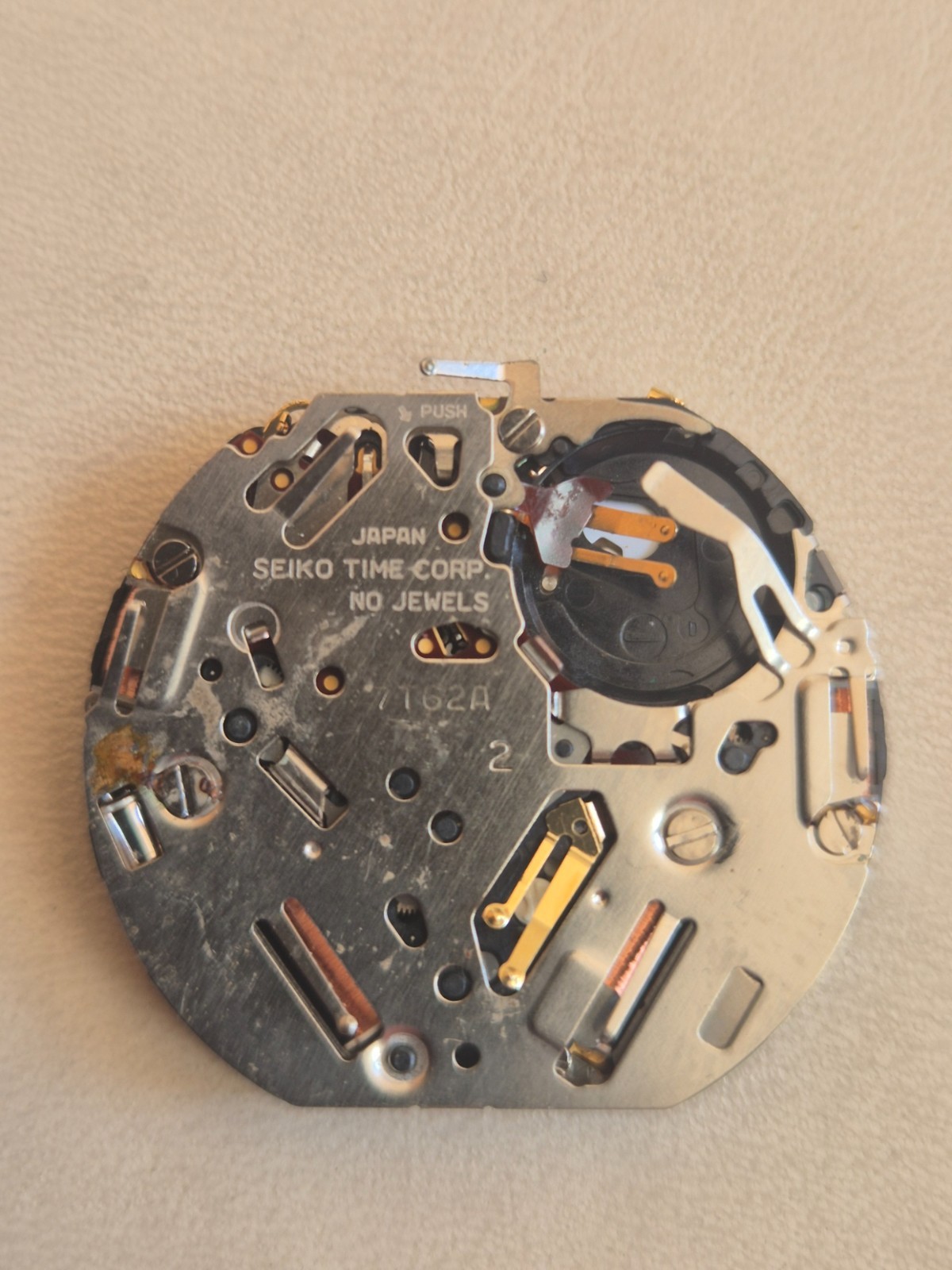 Seiko 7T62A Quartz Movement – For Spares or Repair
