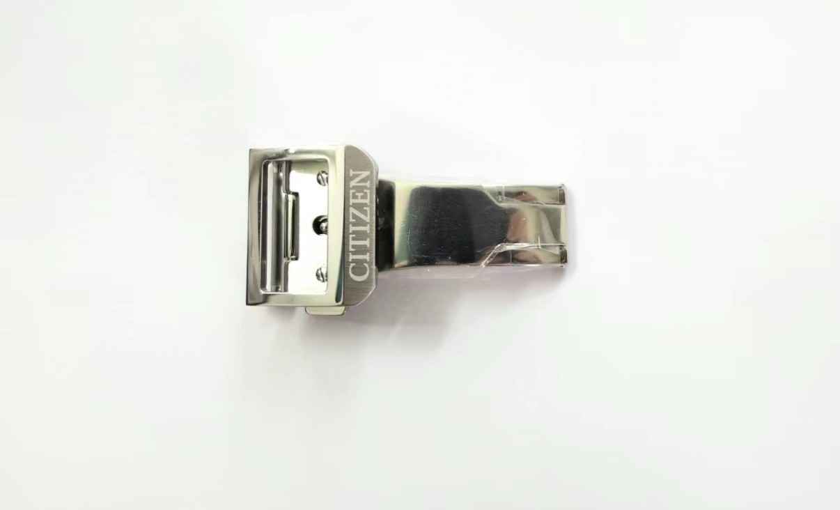 CITIZEN Photovoltaic 16mm deployant single-fold clasp for leather band