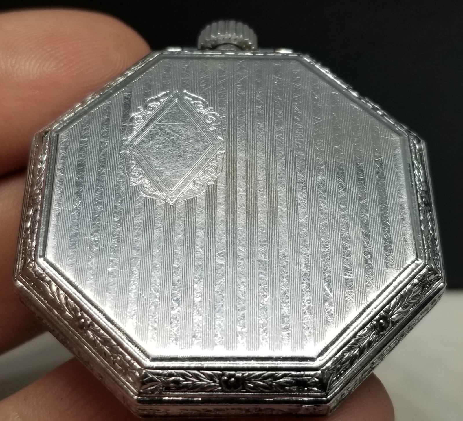 FAPW681 Star W.C. Co. 38mm Aluminum Pocket Watch Case Only, No Movement.