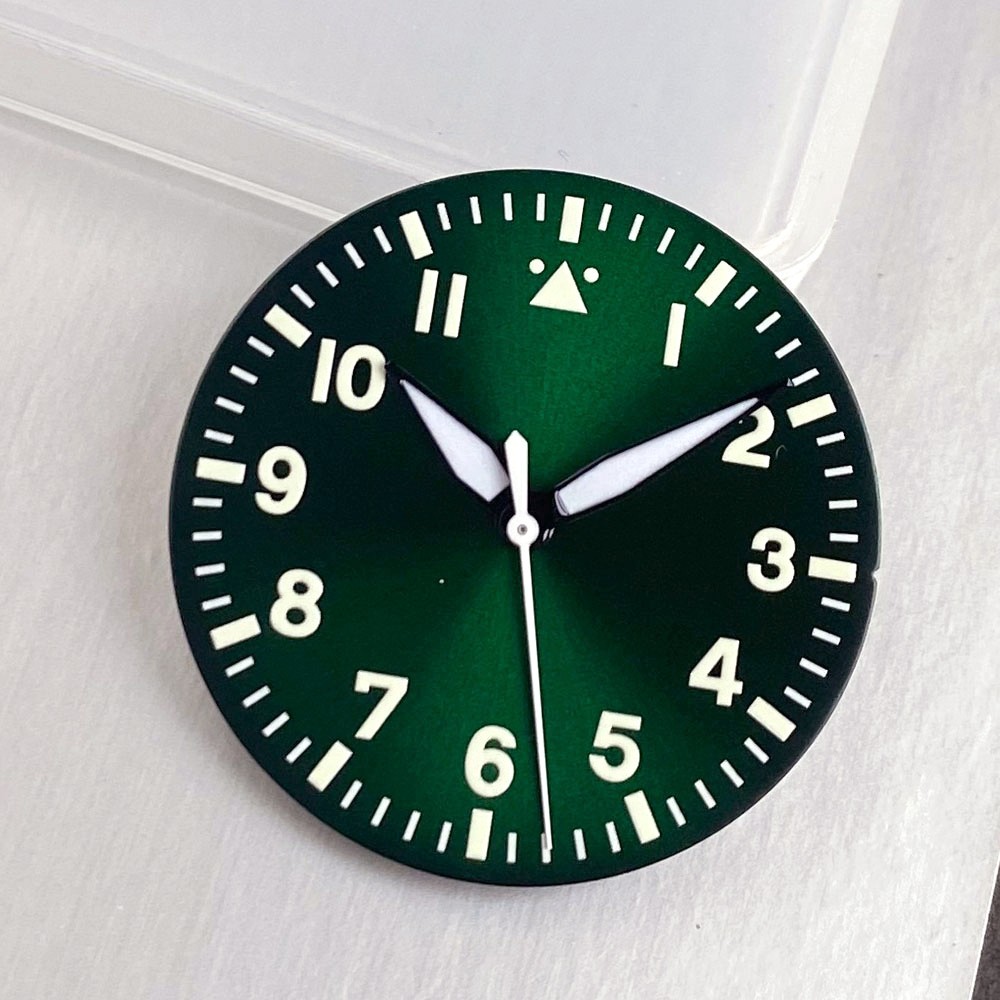 36mm pilot style Steel Watch Case For Miyota 8215/NH35/PT5000 Sapphire Glass
