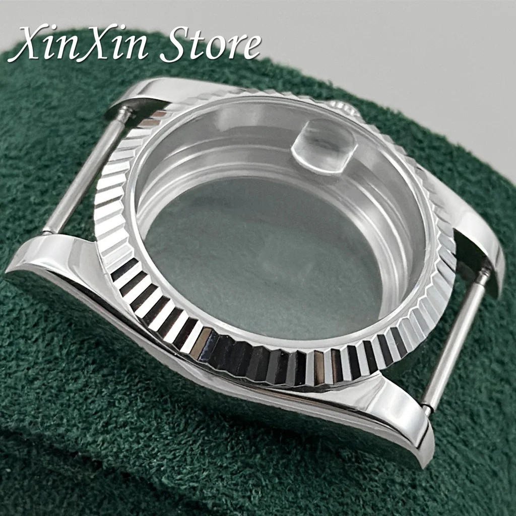 904L Stainless Steel NH35 Fluted Bezel Watch Case 36Mm/40Mm S Crown for NH34 NH3