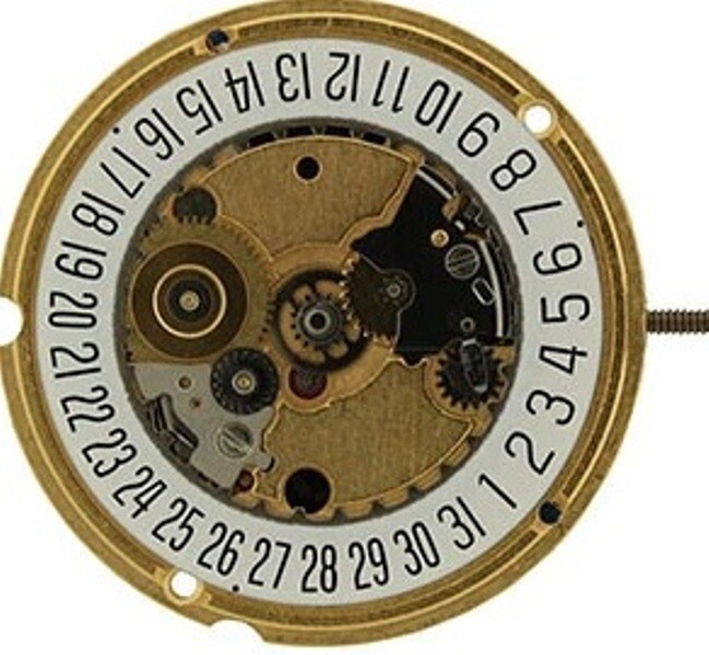Watch Movement Quartz ETA 956.412 2 Hand Date at 6 Swiss Made