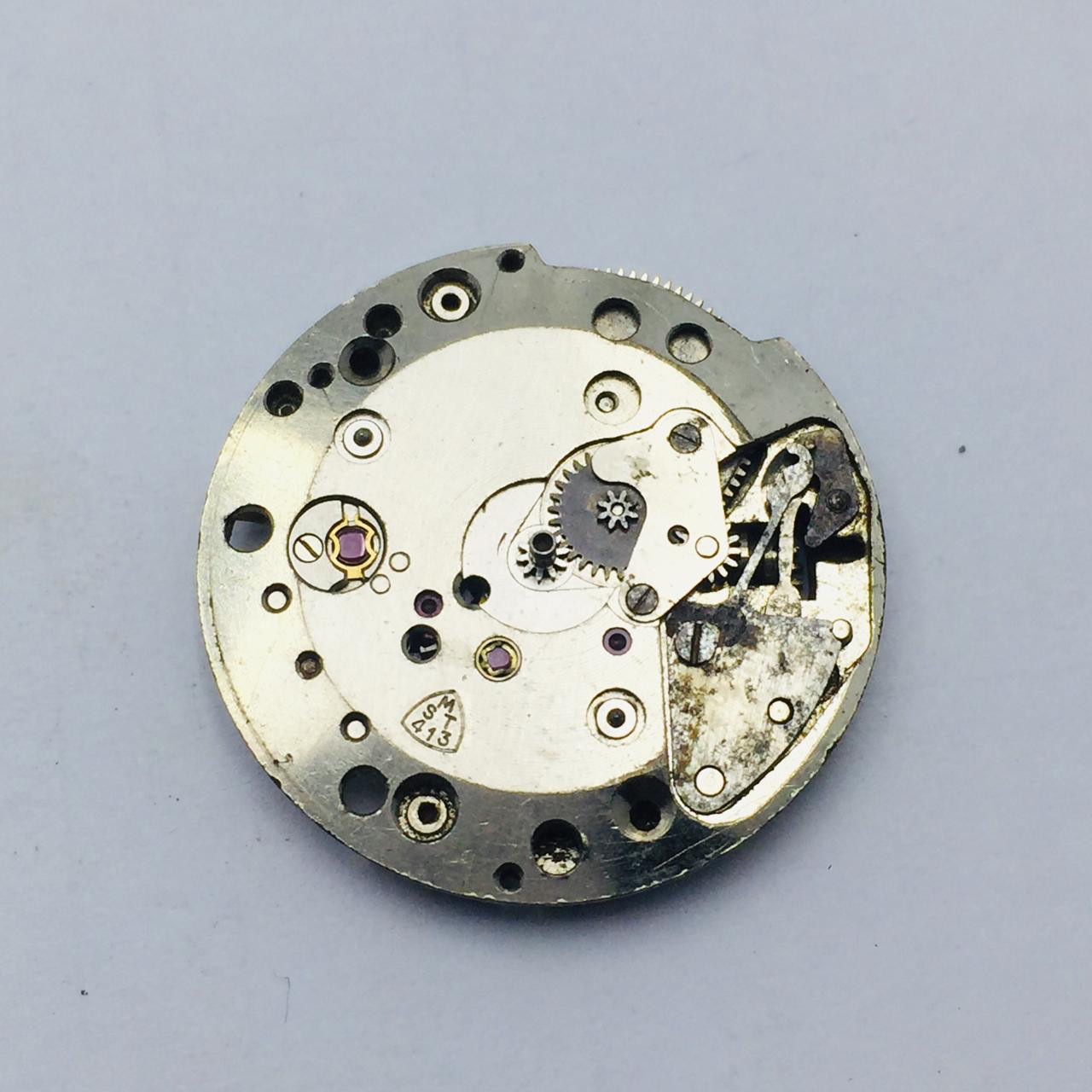 Roamer MST-413 Manual Winding Not Working Movement For Parts NQS165AMD1