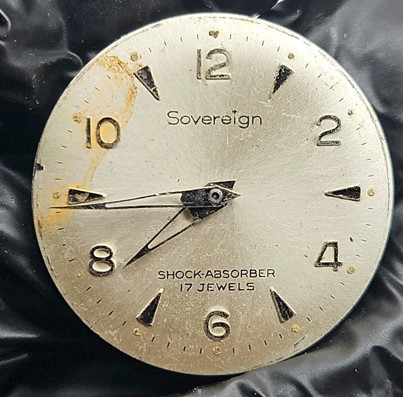 Sovereign Model 11E4B7 17j Watch Movement Parts/Repair (R3)