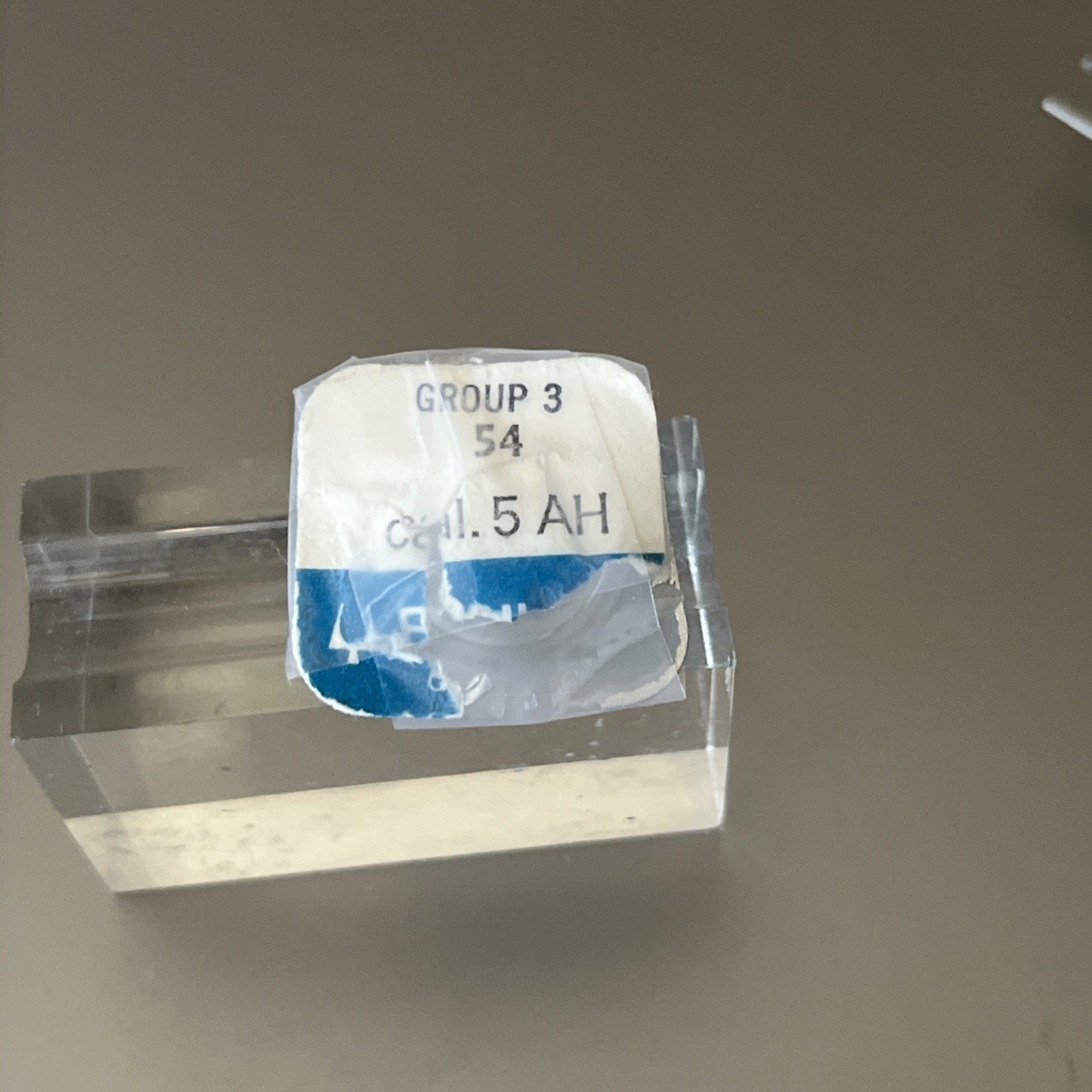 Bulova Watch Part Balance Wheel 54 Group 3 cal 5 AH Genuine Opened Packet Unused