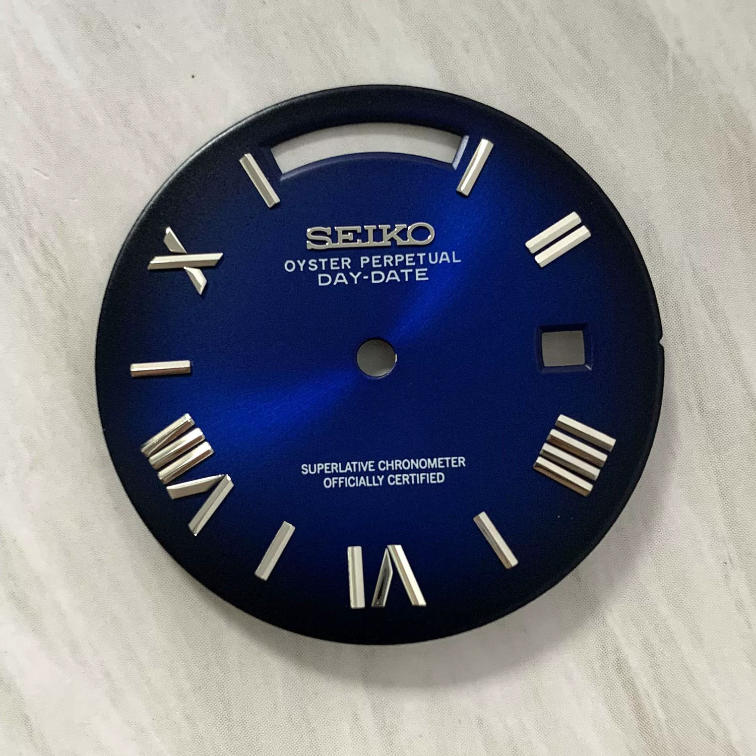 31mm No Luminous Watch Dial Double Calendar For 8285 Movement Watch Accessories