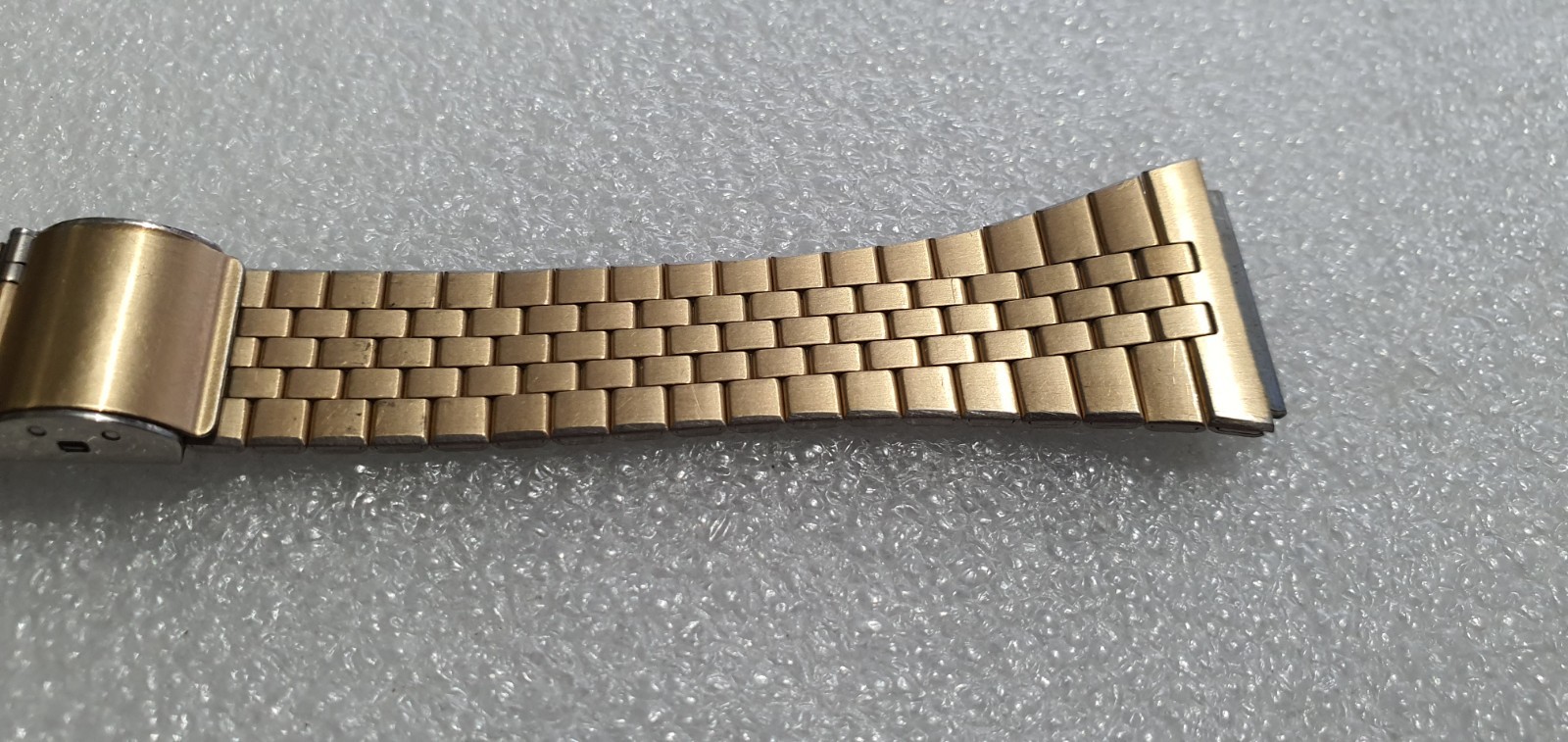Seiko B386 Gold 12K GF Tops On Stainless Steel Strap Bracelet 18/14mm Authentic