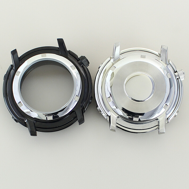 43.3mm Tuna Baby Watch Case Parts Sapphire Glass Chapter Ring For Seiko nh35nh36