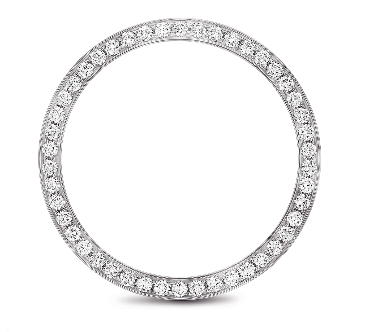 1.50CT BEAD SET LAB CREATED DIAMOND BEZEL FOR ROLEX 36MM DATEJUST ALLOY STEEL