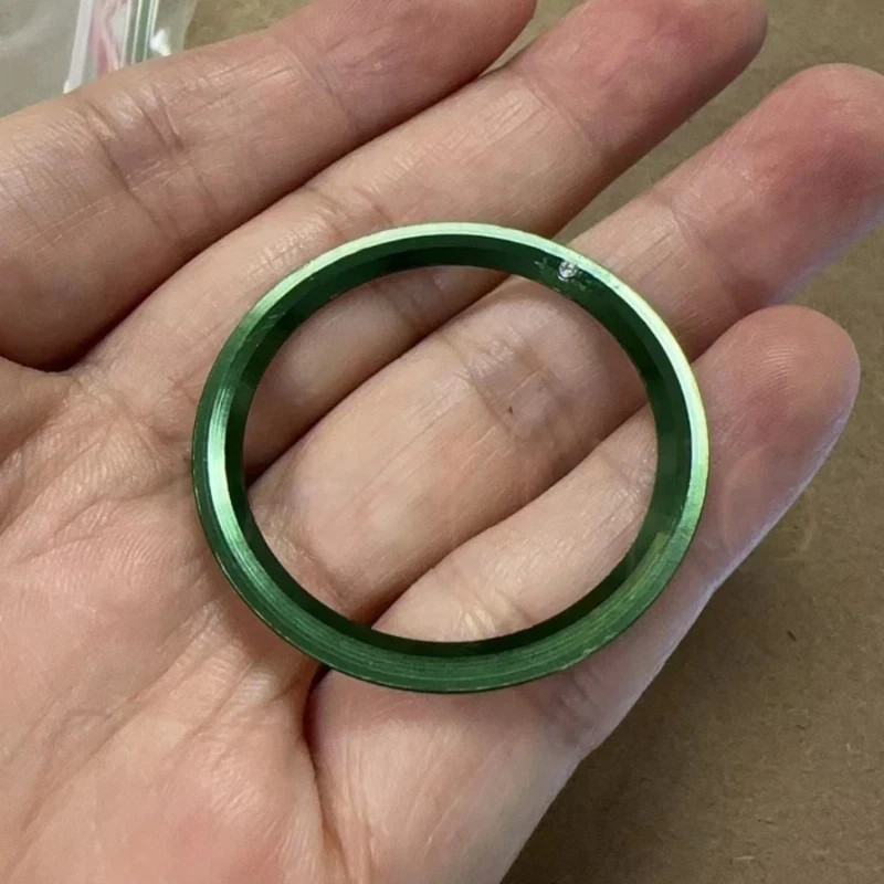 Custom Made Green Watch Bezel Insert Fits Rolex Submariner Date Kermit 16610LV