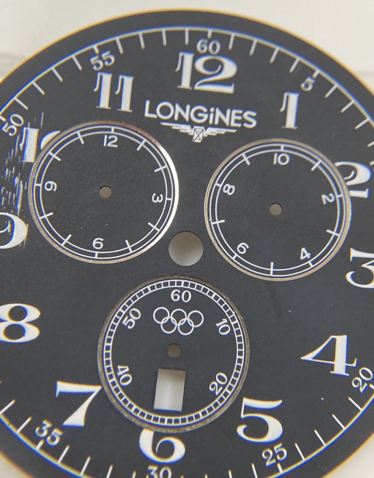 Genuine Longines Olympic Chronograph L2.649.4 ETA 251.262 Black 37mm Dial