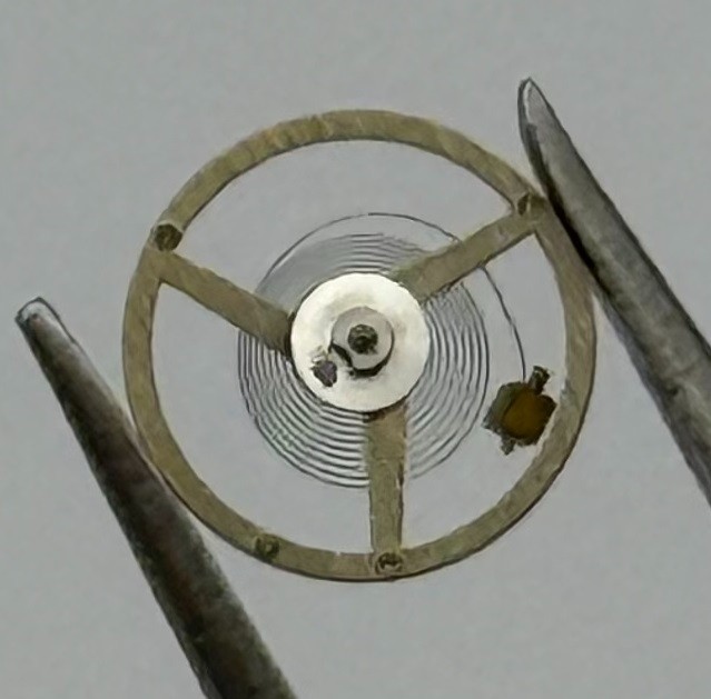 Tissot 2400 2401 Balance Wheel Complete And Spring 6¾’’’ 1847 Watch Movement NOS