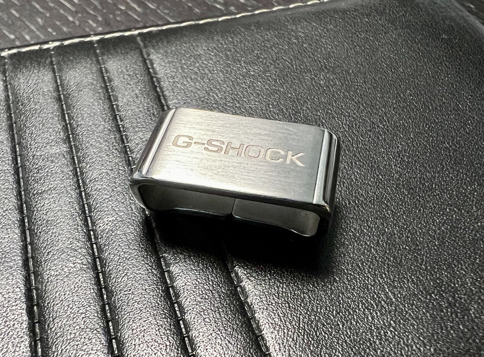 G Shock Silver Metal Band Keeper 20mm