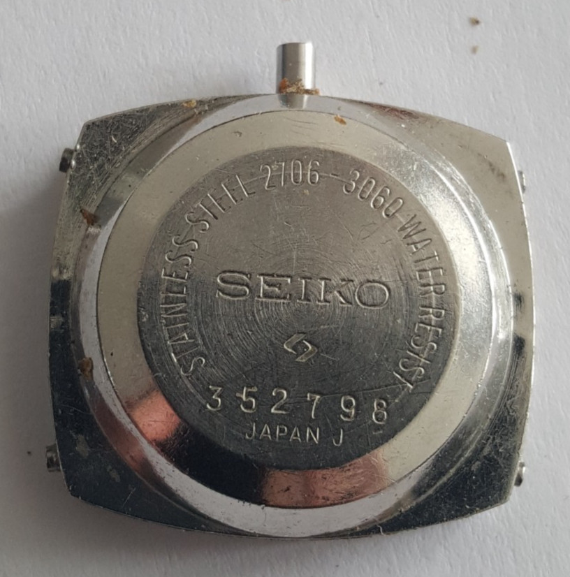 Seiko Caliber 2706A Wristwatch & Bracelet For Parts