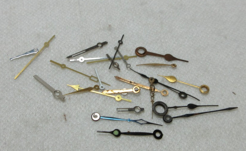 LOT OF 27 WATCH HANDS WATCHMAKER PARTS ASSORTED LOT POCKET / WRIST WATCH