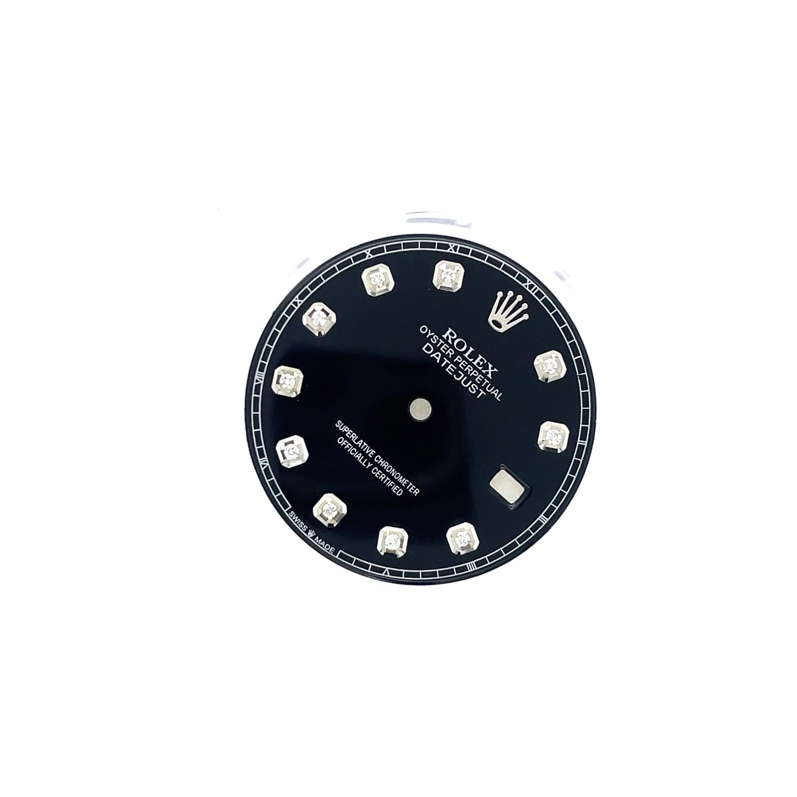 Rolex Custom Black dial For Datejust II 41mm New Model Natural Diamond