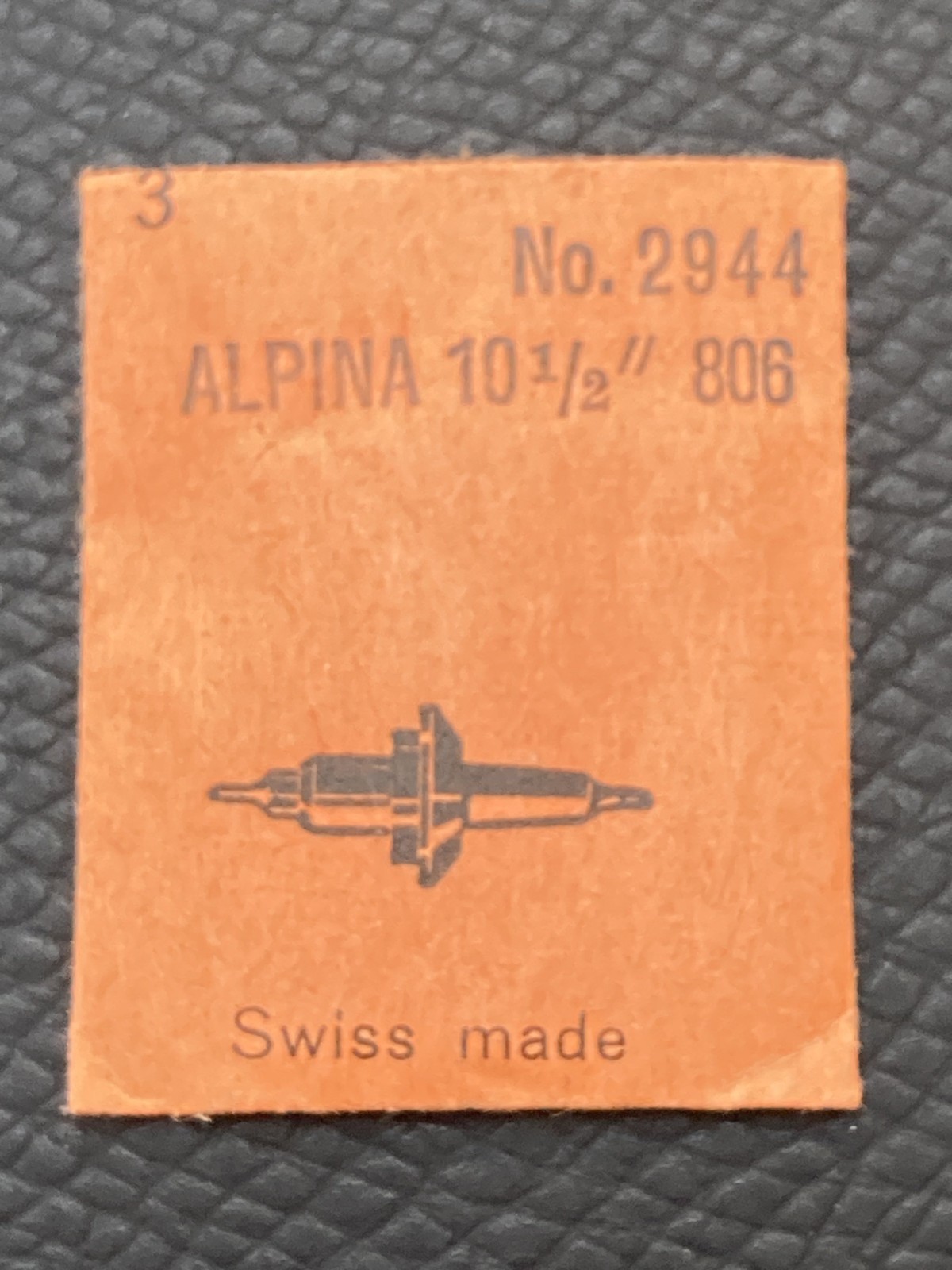 ALPINA 806 RONDA #2944 Sealed Pack of 3 Balance Staffs