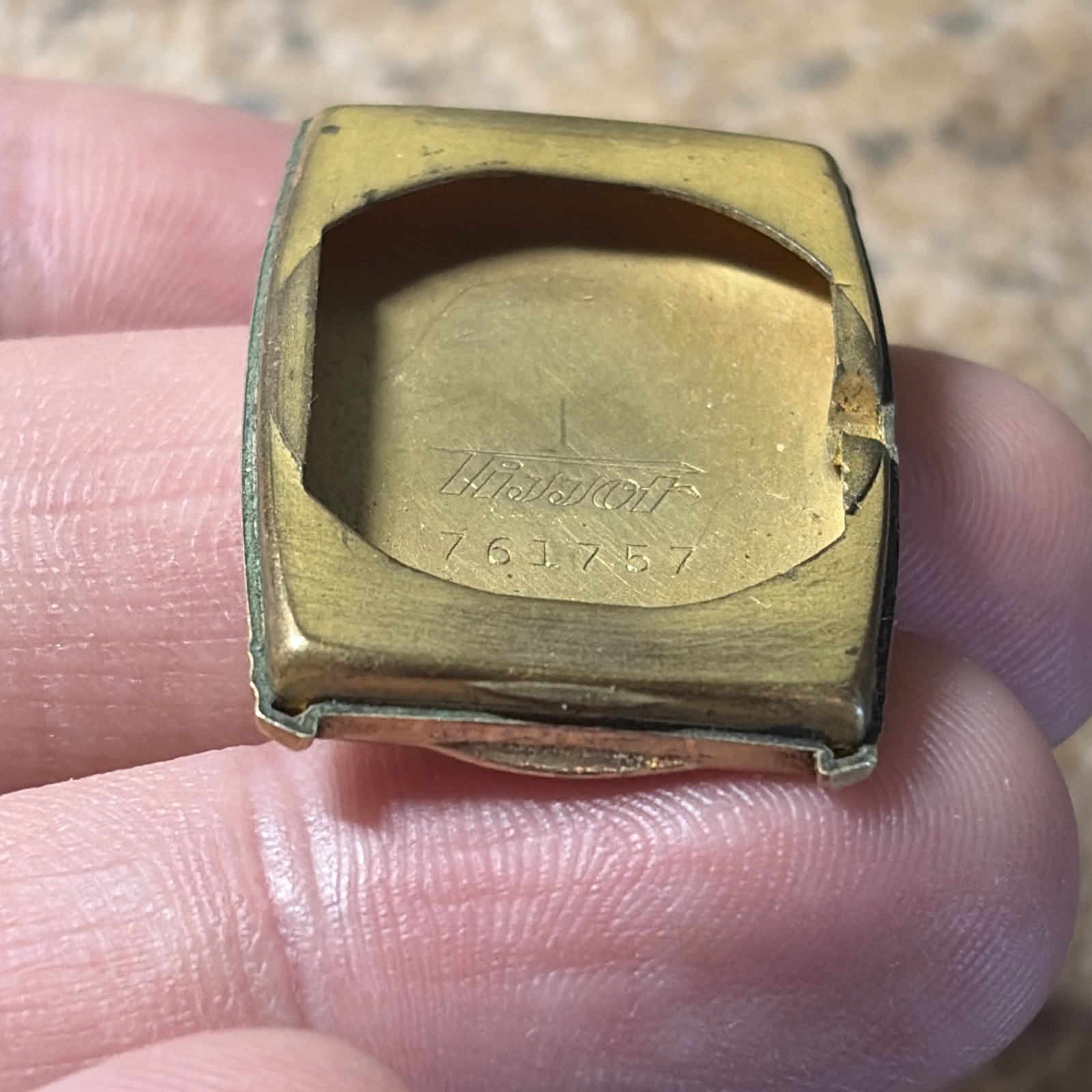 Vintage 14k Gold Filled Tissot Watch Case 22mm