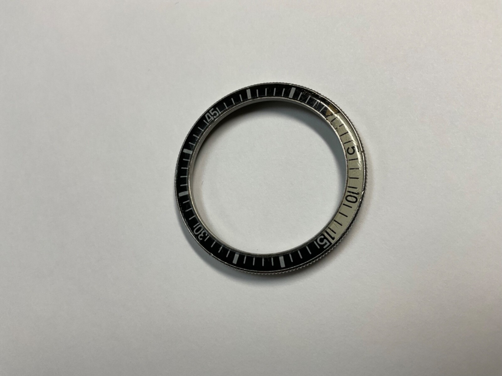 Vintage Bulova 666 snorkel Bakelite Bezel for Orange dial watch Read description