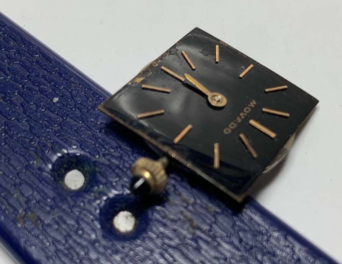 1950s Movado Factories Caliber 248 17 Jewels 9 Lignes Movement & Dial- RUNS !!