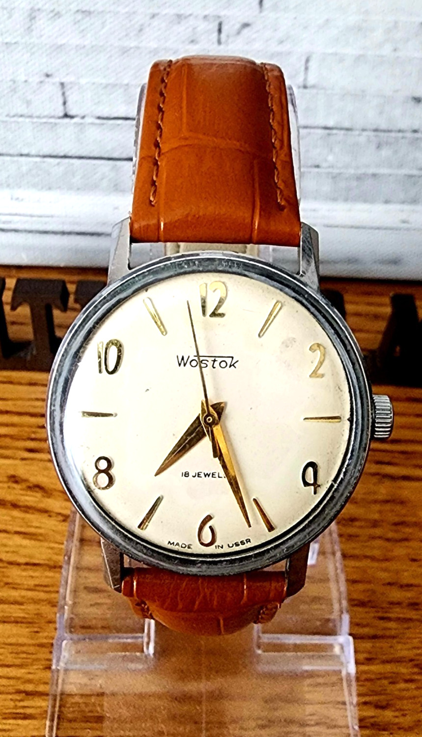Vintage watch VOSTOK. Vostok export edition. 60s. MADE IN USSR. Soviet.